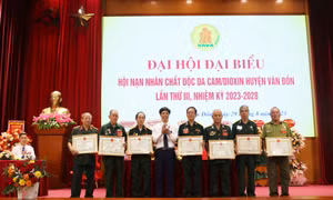 Đại hội Đại biểu Hội nạn nhân chất độc da cam/dioxin huyện Vân Đồn lần thứ III