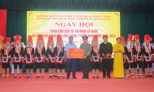 Ngày hội Toàn dân bảo vệ an ninh Tổ quốc tại huyện Đầm Hà