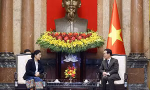 Chủ tịch nước Võ Văn Thưởng tiếp Chánh án Tòa án nhân dân tối cao Lào