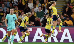 Thụy Điển lần thứ tư giành HC đồng World Cup nữ