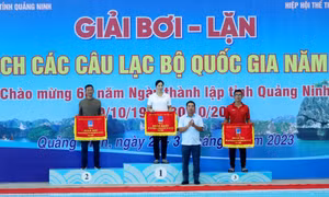 Giải Bơi - Lặn các CLB Quốc gia 2023: Quảng Ninh đoạt thành tích cao
