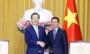 Chủ tịch nước tiếp Đoàn đại biểu Đảng Công Minh Nhật Bản
