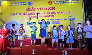 Đoàn Quảng Ninh giành 2 HCV ở Giải Cờ vua trẻ xuất sắc quốc gia 2023