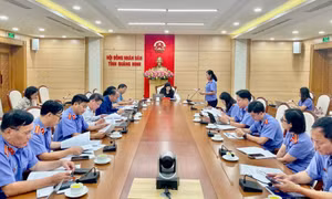 Ban Pháp chế HĐND tỉnh thẩm tra các báo cáo trình tại kỳ họp thứ 23 HĐND tỉnh