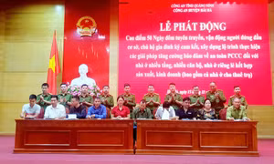 Hải Hà: Phát động cao điểm 50 ngày đêm tuyên truyền, vận động bảo đảm an toàn PCCC