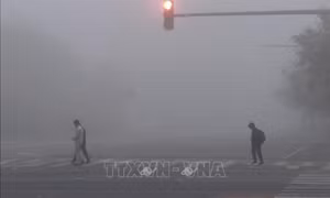 Trung Quốc ban hành cảnh báo màu vàng do bão tuyết và không khí lạnh