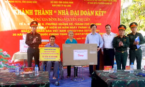 Hạ Long: Bàn giao “Nhà đồng đội”, “Nhà đại đoàn kết” năm 2024