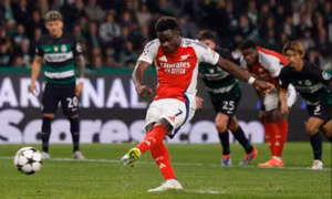 Arsenal đè bẹp CLB cũ của Amorim