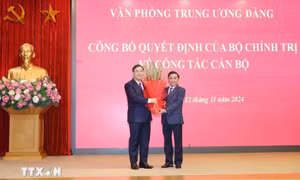 Bí thư Tỉnh ủy Nam Định Phạm Gia Túc giữ chức Phó Chánh Văn phòng TW Đảng