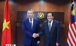 Tổng bí thư Tô Lâm hội kiến với Chủ tịch Thượng viện Malaysia Dato’ Awang Bemee Awang Ali Basah