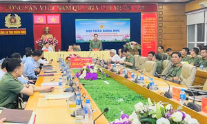 Hội thảo khoa học “Giải pháp bảo đảm tiềm lực hậu cần - kỹ thuật xây dựng lực lượng Công an Quảng Ninh chính quy, tinh nhuệ, hiện đại”