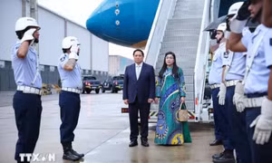 Thủ tướng Phạm Minh Chính tới Brazil bắt đầu chuyến công tác dự Hội nghị G20