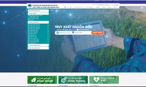 Phát triển hệ thống cơ sở dữ liệu truy xuất nguồn gốc thực phẩm an toàn 