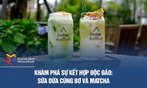 Khám phá sự kết hợp độc đáo: Sữa dừa cùng bơ và matcha