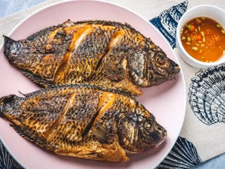 Cá rô phi giàu protein.