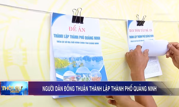 Người dân đồng thuận thành lập thành phố Quảng Ninh