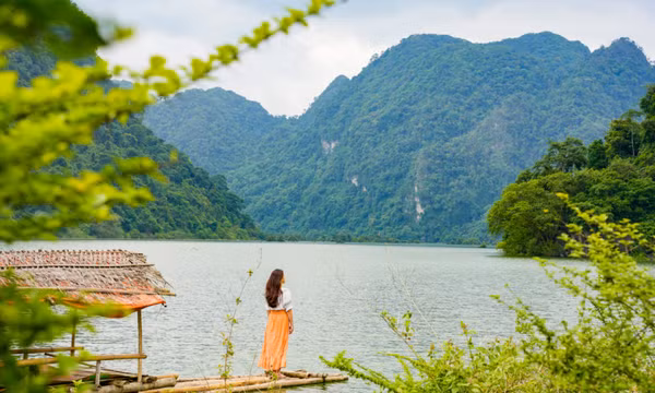 Đồng Lâm mùa nước lên