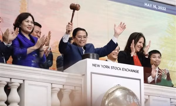 Thủ tướng Phạm Minh Chính thăm Sàn giao dịch chứng khoán New York