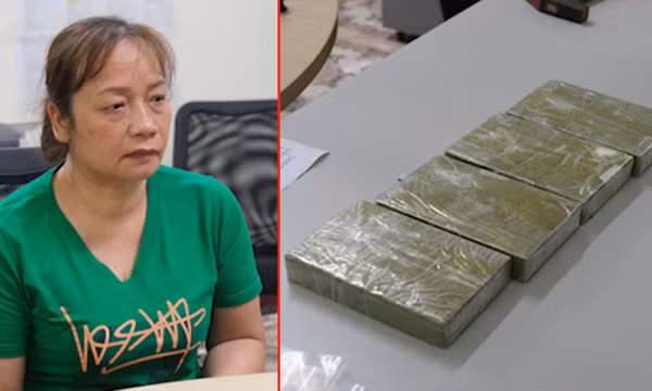 Bắt quả tang 4 đối tượng mua bán trái phép 4 bánh heroin