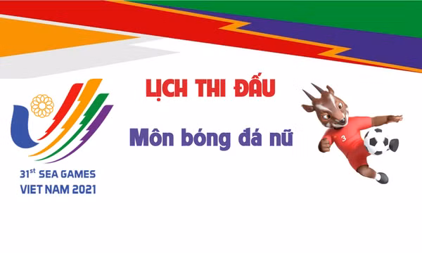Lịch thi đấu môn bóng đá nữ 
