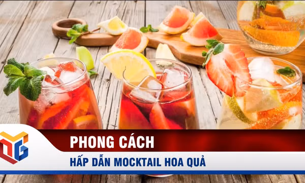 Hấp dẫn mocktail hoa quả