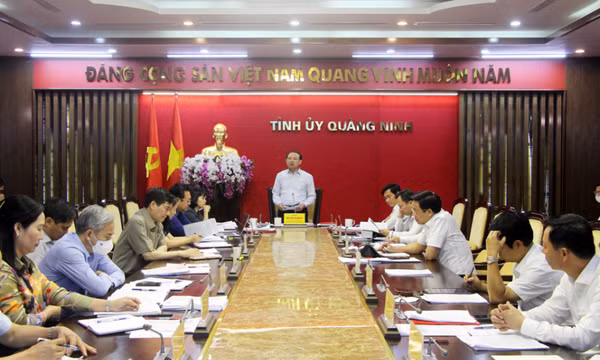 Hội nghị Ban Thường vụ Tỉnh ủy