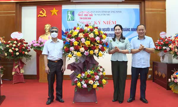 Hội Người mù Quảng Ninh kỷ niệm 40 năm ngày thành lập 