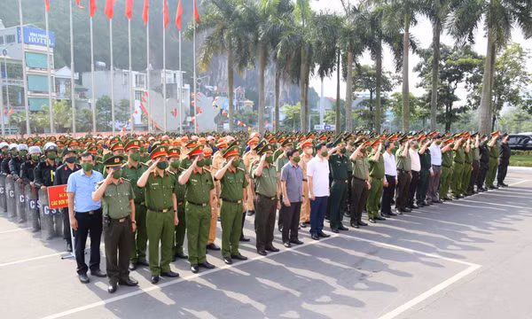 Công an tỉnh Quảng Ninh xuất quân bảo vệ ANTT, an toàn SEA Games 31