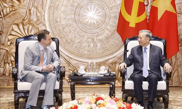 Tổng Bí thư Tô Lâm tiếp Chủ tịch, kiêm Tổng Giám đốc điều hành Tập đoàn GE Vernova