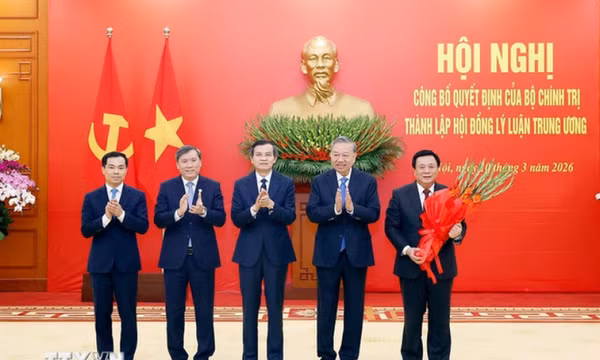 Tổng Bí thư Tô Lâm chủ trì Hội nghị công bố thành lập Hội đồng Lý luận Trung ương nhiệm kỳ 2026-2031