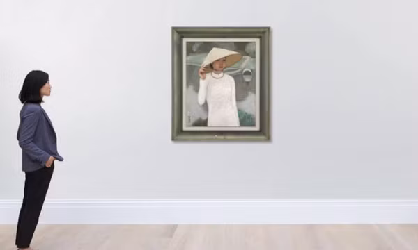 Tranh của danh họa Lê Phổ và Mai Trung Thứ lại gây chấn động sàn đấu giá Sotheby's tại Hong Kong