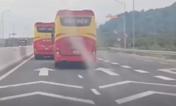 Tài xế chuyển làn không xi nhan trên cao tốc Nha Trang - Cam Lâm bị phạt 5 triệu