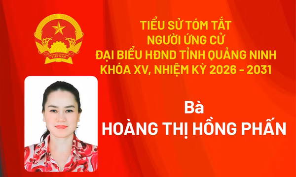 Tiểu sử ứng cử viên đại biểu HĐND tỉnh khóa XV Hoàng Thị Hồng Phấn