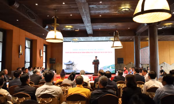 Khai mạc hội nghị khoa học “Tham vấn chuyên gia về định hướng phát triển đô thị di sản Yên Tử”