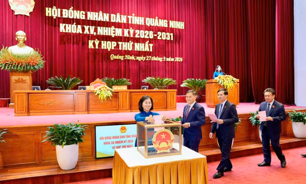 Danh sách Chủ tịch, các Phó Chủ tịch và Trưởng các ban HĐND tỉnh khóa XV, nhiệm kỳ 2026-2031