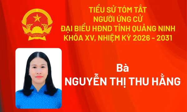 Tiểu sử ứng cử viên đại biểu HĐND tỉnh khóa XV Nguyễn Thị Thu Hằng