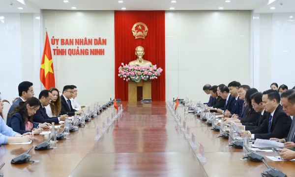 Tỉnh Quảng Ninh làm việc với Đoàn công tác Khu tự trị dân tộc Choang Quảng Tây (Trung Quốc)
