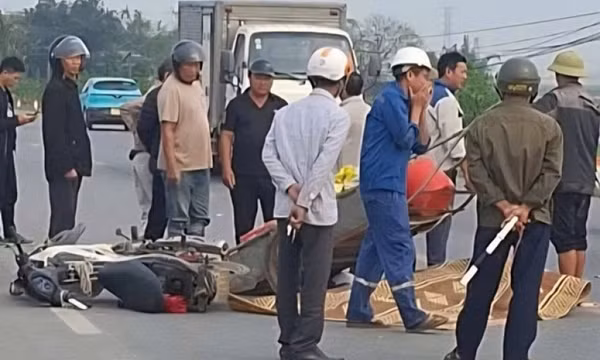 Va chạm giữa hai xe môtô trên Quốc lộ 10, một người tử vong