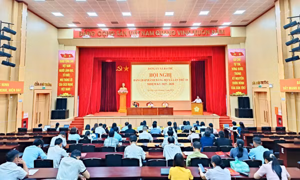 Hội nghị Ban Chấp hành Đảng bộ xã Ba Chẽ lần thứ 10