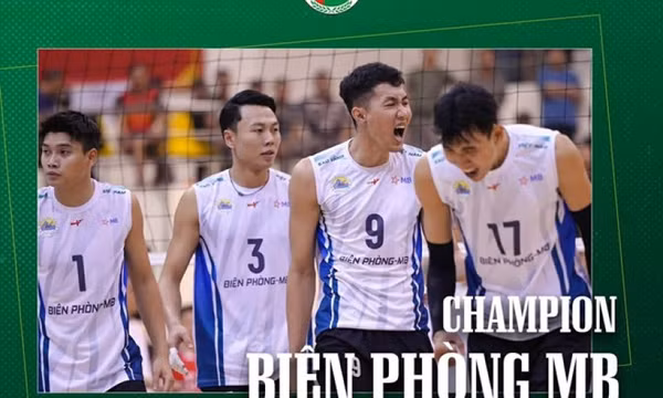 Biên Phòng vô địch giải bóng chuyền Cúp Hoa Lư 2026