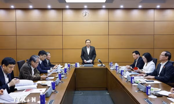 Chủ tịch Quốc hội Trần Thanh Mẫn chủ trì cuộc họp rà soát các công việc chuẩn bị cho Ngày bầu cử
