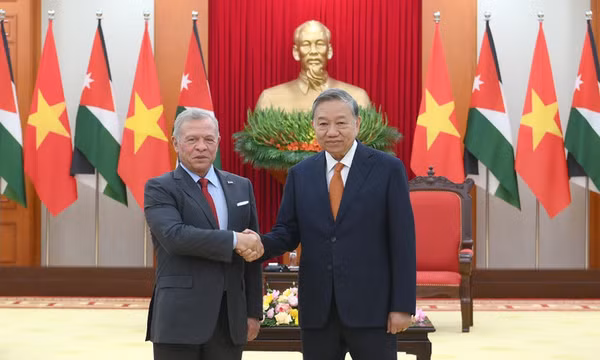 Tổng Bí thư Tô Lâm hội kiến Quốc vương Jordan Abdullah II Ibn Al-Hussein