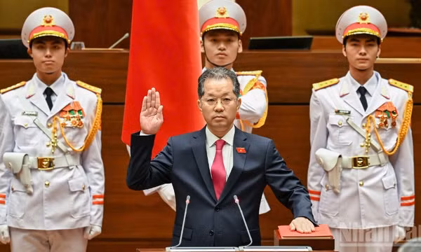 Ông Nguyễn Văn Quảng tuyên thệ nhậm chức Chánh án Tòa án nhân dân tối cao
