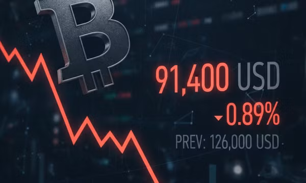 Giá Bitcoin rơi thủng mốc 90.000 USD
