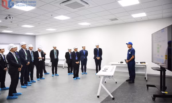 Đoàn đại biểu Nhật Bản khảo sát tại KKT ven biển Quảng Yên
