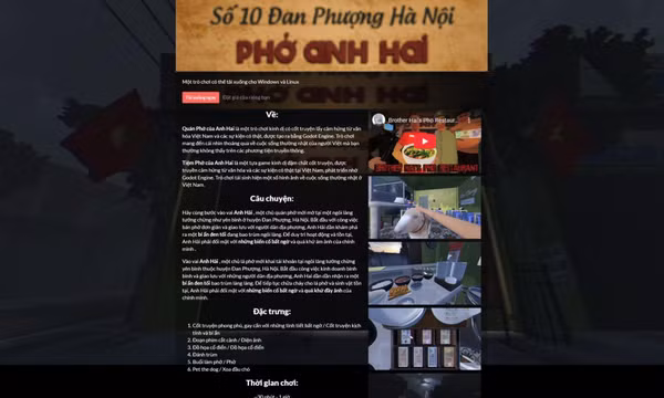 Từ quán phở nhỏ đến hiện tượng toàn cầu: Game Việt viết lại luật chơi sáng tạo