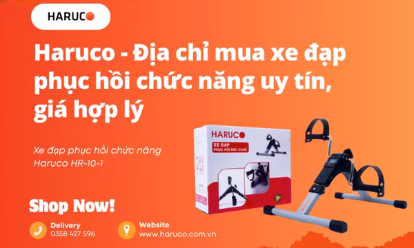 Haruco - Địa chỉ mua xe đạp phục hồi chức năng uy tín, giá hợp lý