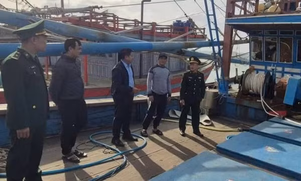 Quảng Trị: Xử lý 2 tàu cá mất kết nối thiết bị giám sát hành trình khi khai thác thủy sản