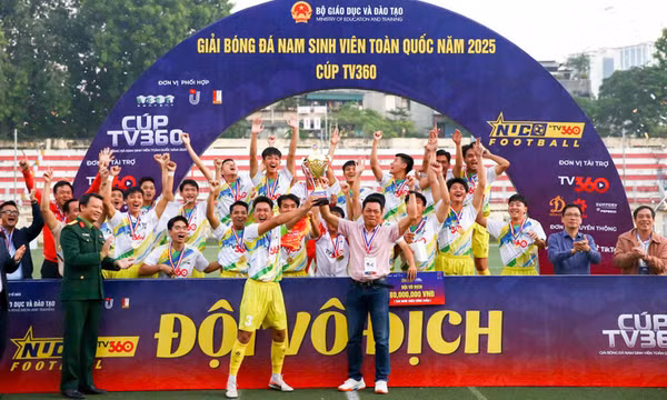 Đại học Huế đăng quang Giải bóng đá nam sinh viên toàn quốc 2025