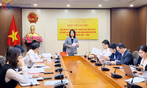 Ban Văn hoá - Xã hội HĐND tỉnh thẩm tra tờ trình, dự thảo nghị quyết 